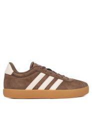 Adidas Sneakersy Vl Court 3.0 KJ1801 Brązowy. Brązowe buty sportowe dziewczęce Adidas, ze skóry, bez zapięcia. Za 219.99 zł.