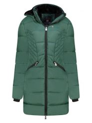 ANAPURNA Płaszcz pikowany "Beeana" w kolorze zielonym rozmiar: L. Zielone płaszcze damskie ANAPURNA, l, bez wzorów, bez kaptura. Za 275.40 zł.