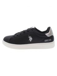 U.S. Polo Assn. Sneakersy w kolorze srebrno-granatowym rozmiar: 38. Niebieskie obuwie sportowe damskie U.S. Polo Assn., bez zapięcia. Za 201.55 zł.