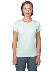 Hannah Koszulka funkcyjna "Saffi II" w kolorze turkusowym rozmiar: 38. Niebieskie koszulki damskie Hannah, bez wzorów, z materiału, bez kołnierzyka, bez ramiączek. Za 105.63 zł.