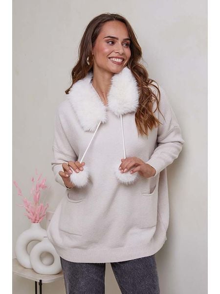 Soft Cashmere Sweter w kolorze jasnoróżowym rozmiar: 38/40. Różowe swetry klasyczne damskie Soft Cashmere, bez kołnierzyka. Za 109.52 zł.