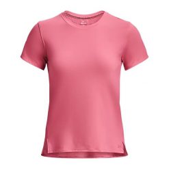 Koszulka do biegania Under Armour Iso-Chill Laser. Czerwone koszulki damskie Under Armour, xs, bez wzorów, bez kołnierzyka, bez ramiączek. Za 139.99 zł.