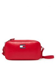 Tommy Jeans Torebka Tjw Ess Must Convertible Camera AW0AW17290 Czerwony. Czerwone listonoszki damskie Tommy Jeans, bez wzorów, z jeansu, bez dodatków. Za 209.99 zł.