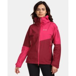 Damska wodoodporna kurtka hardshell Kilpi MAMBA-W. Czerwone kurtki damskie Kilpi, m, bez wzorów, z hardshellu, bez kaptura. Za 601.99 zł.