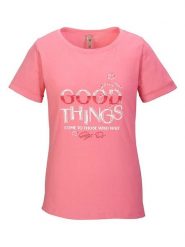 G.I.G.A. DX by KILLTEC Koszulka "GS 48" w kolorze różowym rozmiar: 42. Różowe bluzki damskie G.I.G.A. DX by KILLTEC, bez wzorów, z bawełny, bez kołnierzyka, bez ramiączek. Za 66.16 zł.