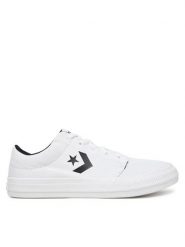 Converse Tenisówki LS VULC OX A14806C Biały. Białe obuwie sportowe damskie Converse, bez wzorów, z materiału, bez zapięcia. Za 219.99 zł.