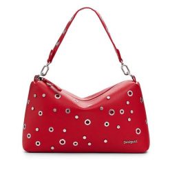 Torebka Desigual. Czerwone torebki klasyczne damskie Desigual, bez dodatków. Za 279.99 zł.