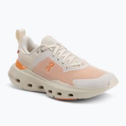 Buty treningowe damskie On Cloudpulse Next dew/tumeric. Brązowe obuwie sportowe damskie On, bez zapięcia, na fitness i siłownię. Za 569.99 zł.