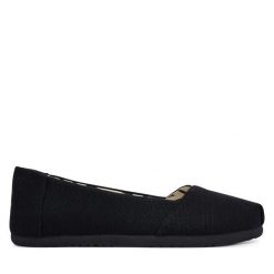 Baleriny Toms. Czarne balerinki damskie TOMS, bez wzorów. Za 249.99 zł.