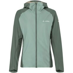 Kurtka damska Scopi Insulation Jacket. Zielone kurtki damskie Vaude, bez wzorów, z hardshellu, bez kaptura. Za 763.05 zł.