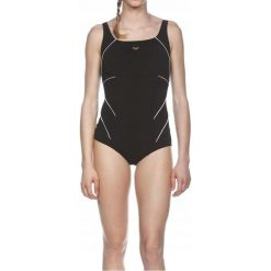 Strój kąpielowy jednoczęściowy damski na basen Arena Jewel. Czarne stroje jednoczęściowe Arena, bez wzorów. Za 99.99 zł.