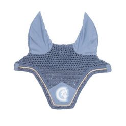 Czapka z muchą dla koni Kentucky Wellington 3D Logo. Niebieskie czapki damskie KENTUCKY HORSEWEAR, bez wzorów. Za 381.00 zł.