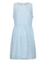 MOSS COPENHAGEN Sukienka "Noreen" w kolorze błękitnym rozmiar: XS. Niebieskie sukienki damskie Moss Copenhagen, bez wzorów, bez ramiączek. Za 110.04 zł.