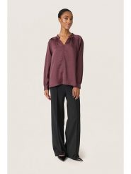 Soaked in Luxury Bluzka w kolorze bordowym rozmiar: S. Czerwone bluzki damskie Soaked in Luxury, s, bez wzorów, bez kołnierzyka, bez ramiączek. Za 73.93 zł.