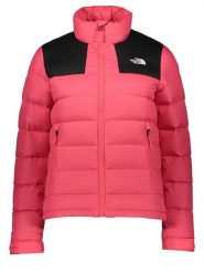 The North Face Kurtka puchowa "Massif" w kolorze różowo-czarnym rozmiar: S. Czarne kurtki damskie The North Face, s, bez wzorów, z puchu, bez kaptura. Za 569.68 zł.