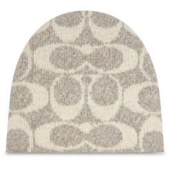 Czapka Coach. Brązowe czapki damskie Coach, na zimę, bez wzorów. Za 319.99 zł.