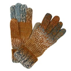 Damskie Rękawiczki Dzianinowe Frosty Gloves VI. Szare rękawiczki damskie Regatta, bez wzorów, z dzianiny. Za 37.99 zł.