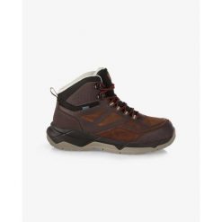 Unisex wysokie buty outdoorowe Kilpi PITON HIGH WP-U. Brązowe obuwie trekkingowe damskie Kilpi, z nylonu, bez zapięcia. Za 360.09 zł.