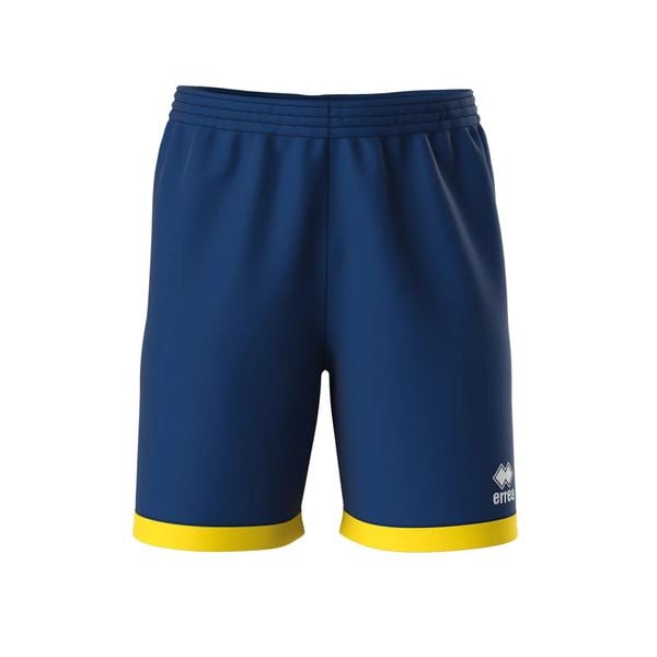 Szorty Errea Barney Ad Dorośli. Niebieskie spodenki sportowe damskie ERREA, s, bez wzorów, z materiału, z standardowym stanem, na fitness i siłownię. Za 154.99 zł.