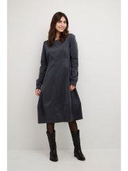 CULTURE Sukienka w kolorze antracytowym rozmiar: XXL. Czarne sukienki damskie Culture, bez wzorów, bez ramiączek. Za 152.99 zł.