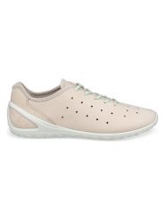 Ecco Skórzane sneakersy "Biom Everyday" w kolorze beżowym rozmiar: 40. Brązowe obuwie sportowe damskie ECCO, ze skóry, bez zapięcia. Za 342.60 zł.