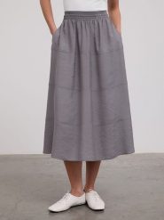 BGN Spódnica w kolorze szarym rozmiar: 38. Szare spódnice damskie BGN, na imprezę, bez wzorów, midi. Za 83.22 zł.