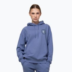 Bluza damska Pitbull Gentle But Wild Sweatshirt Hooded. Niebieskie bluzy damskie PITBULL, l, bez wzorów, z bawełny, bez kaptura. Za 219.99 zł.