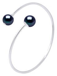 ATELIERS SAINT GERMAIN Srebrna bransoletka z perłami Tahiti rozmiar: onesize. Szare bransoletki damskie ATELIERS SAINT GERMAIN, srebrne. Za 391.99 zł.