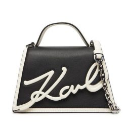 Torebka KARL LAGERFELD. Czarne torebki klasyczne damskie KARL LAGERFELD, bez dodatków. Za 839.99 zł.