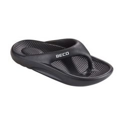 Beco Easy klapki unisex, czarne. Czarne klapki damskie 47 Brand, bez wzorów, bez obcasa, bez zapięcia. Za 201.99 zł.