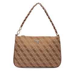 Torebka Guess. Brązowe torebki klasyczne damskie Guess, bez dodatków. Za 269.99 zł.