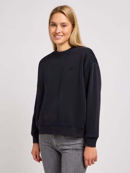 LEE DAMSKA BLUZA LEE CREW SWS UNIONALL BLK 112350241. Bluzy damskie Lee, l, bez wzorów, bez kaptura. Za 199.99 zł.