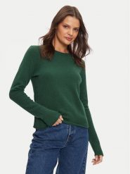 Tommy Hilfiger Sweter WW0WW44161 Zielony Regular Fit. Zielone swetry klasyczne damskie Tommy Hilfiger, xs, z wełny, bez kołnierzyka. Za 289.99 zł.