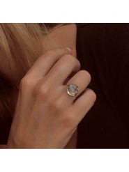 OR Carats Złoty pierścionek z kamieniem szlachetnym rozmiar: 60. Zielone pierścionki damskie OR Carats, z ametystem, złote. Za 1,057.99 zł.