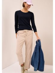 Cecil Koszulka w kolorze granatowym rozmiar: M. Niebieskie koszulki damskie Cecil, m, bez wzorów, z bawełny, bez kołnierzyka, bez ramiączek. Za 70.08 zł.