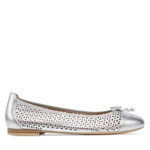 Baleriny Caprice. Szare balerinki damskie Caprice, bez wzorów. Za 179.99 zł.