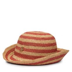 Kapelusz Tommy Hilfiger. Czerwone kapelusze damskie Tommy Hilfiger, bez wzorów. Za 289.99 zł.