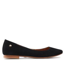 Baleriny Maciejka. Czarne balerinki damskie Maciejka, bez wzorów. Za 179.99 zł.