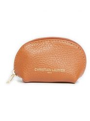 Christian Laurier Skórzany portfel "Nika" w kolorze jasnobrązowym - 11 x 6 x 3 cm rozmiar: onesize. Brązowe portfele damskie Christian Laurier, bez wzorów, z materiału. Za 100.99 zł.