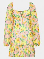 Gina Tricot Sukienka koktajlowa 20005 Kolorowy Regular Fit. Sukienki damskie Gina Tricot, bez wzorów, z syntetyku, wizytowe, bez ramiączek. Za 119.99 zł.
