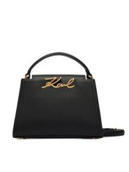 KARL LAGERFELD Torebka B3W30018 Czarny. Czarne kuferki damskie KARL LAGERFELD, bez wzorów, ze skóry, bez dodatków. Za 1,199.00 zł.