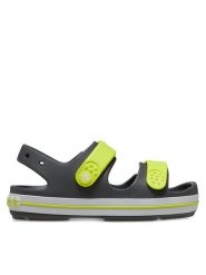 Crocs Sandały Crocband Cruiser Sandal K 209423 Szary. Szare sandały chłopięce Crocs, z tworzywa sztucznego, bez zapięcia. Za 119.99 zł.