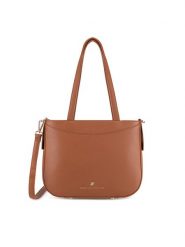 Beverly Hills Polo Club Torebka BHPC-C-005-07 Brązowy. Brązowe torebki klasyczne damskie Beverly Hills Polo Club, z tworzywa sztucznego, bez dodatków. Za 219.99 zł.