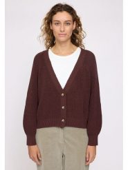 MAZINE Kardigan "Lovi" w kolorze brązowym rozmiar: S. Brązowe kardigany damskie MAZINE, s, bez wzorów, z bawełny. Za 170.07 zł.