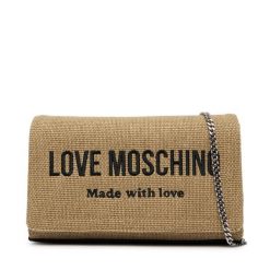 Torebka LOVE MOSCHINO. Brązowe torebki wieczorowe damskie Love Moschino, bez wzorów, bez dodatków. Za 659.99 zł.