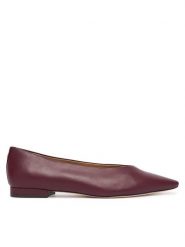 LAUREN RALPH LAUREN Baleriny Audri 802P18411006 Bordowy. Czerwone balerinki damskie Lauren Ralph Lauren, bez wzorów, ze skóry. Za 769.99 zł.