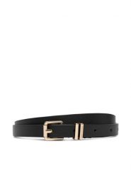 Tommy Hilfiger Pasek Th Square 1.5 AW0AW18693 Czarny. Czarne paski damskie Tommy Hilfiger, bez wzorów, ze skóry. Za 189.99 zł.