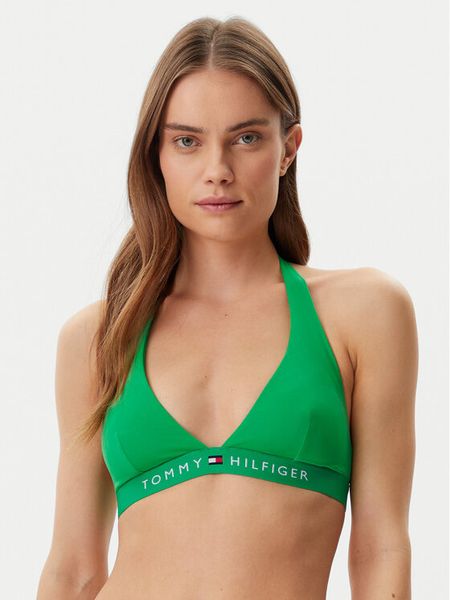 Tommy Hilfiger Góra od bikini UW0UW05813 Zielony. Zielone bikini Tommy Hilfiger, bez wzorów, z syntetyku. Za 129.99 zł.