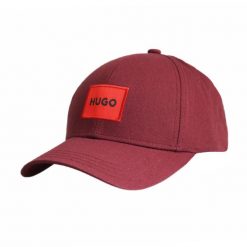 Czapka z daszkiem bejsbolówka Hugo Boss Bordowa - 50492745-654. Czerwone czapki z daszkiem damskie Boss, bez wzorów. Za 179.00 zł.
