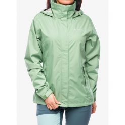 Kurtka przeciwdeszczowa damska Vaude Escape Light Jacket. Czerwone kurtki damskie Vaude, bez wzorów, bez kaptura. Za 366.99 zł.